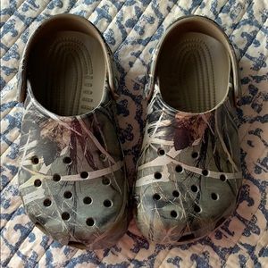 Boys Camo Crocs